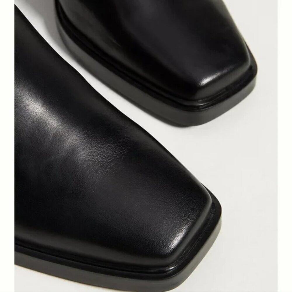 Sam Edelman Bellamie Leather Moto Boots Black Sz 7 NIB - Picture 7 of 13
